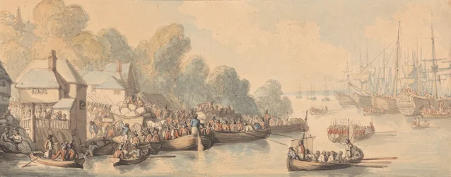 Einschiffung in Southampton, 20. Juni 1794
